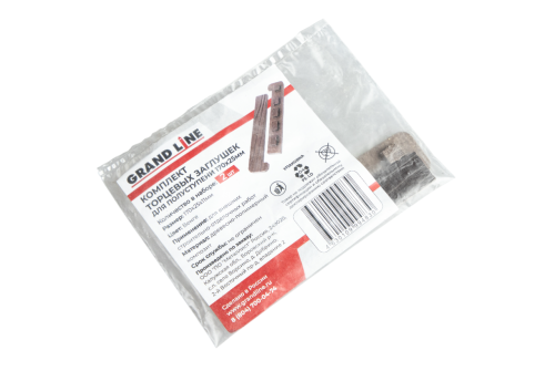 Комплект заглушек для ступени ДПК Grand Line 3D Винтаж 170х25мм (правая+левая) Венге — 2