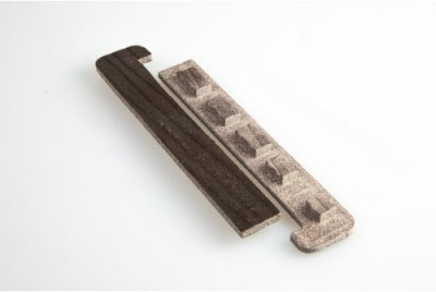 Комплект заглушек для ступени ДПК Grand Line 3D Винтаж 170х25мм (правая+левая) Венге