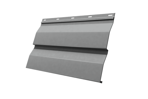 Корабельная Доска 0,265 0,5 Satin RAL 9006 бело-алюминиевый — 1