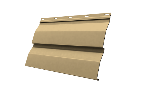 Корабельная Доска 0,265 Grand Line 0,4 PE с пленкой RAL 1014 слоновая кость — 1