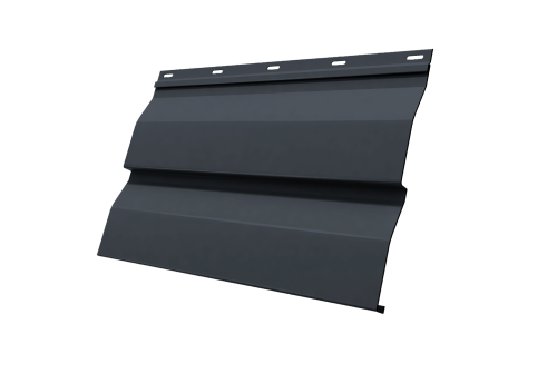 Корабельная Доска 0,265 Grand Line 0,5 PE RAL 7024 мокрый асфальт — 1