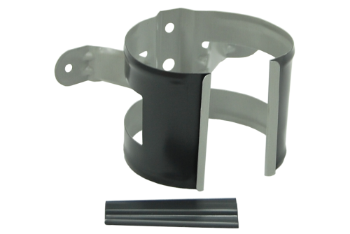 Кронштейн трубы на дерево GL PE 90 мм RAL 7024 мокрый асфальт — 2