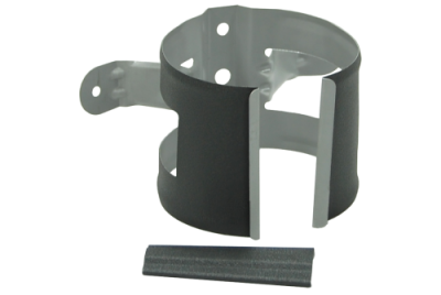 Кронштейн трубы на дерево GL PE Matt 90 мм RAL 7024 мокрый асфальт