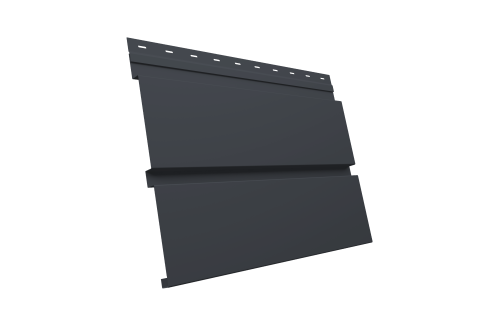 Квадро брус 0,45 Drap TwinColor с пленкой RAL 7024 мокрый асфальт — 1