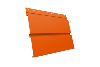 Квадро брус 0,45 PE с пленкой RAL 2004 оранжевый