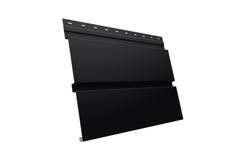 Квадро брус 0,5 PurPro Matt 275 с пленкой RAL 9005 черный — 1