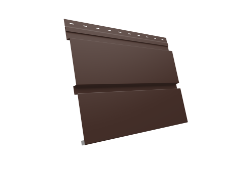 Квадро брус 0,5 Satin Matt TX с пленкой RAL 8017 шоколад — 1