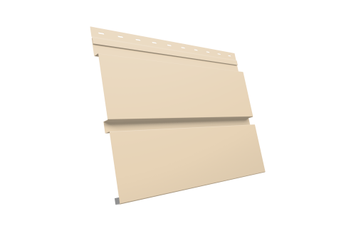 Квадро брус 0,5 Satin с пленкой RAL 1015 светлая слоновая кость — 1