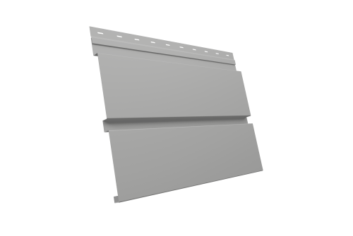 Квадро брус 0,5 Satin с пленкой RAL 9006 бело-алюминиевый — 1