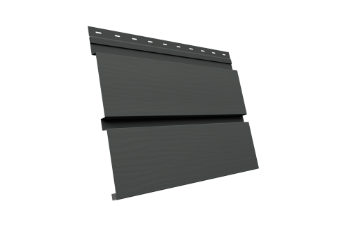 Квадро брус 3D 0,45 PE с пленкой RAL 7005 мышино-серый — 1