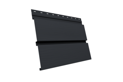 Квадро брус 3D 0,5 Velur X с пленкой RAL 7024 мокрый асфальт