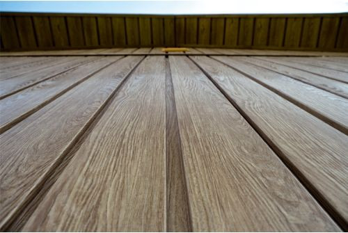 Квадро брус 0,45 Print Elite с пленкой White Wood TwinColor — 2