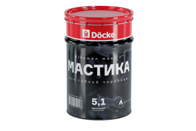 Мастика Docke для гибкой черепицы 5л (5,1кг)