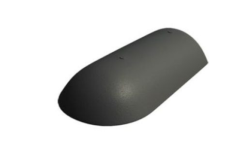 Начальная хребтовая черепица Braas графит — 1