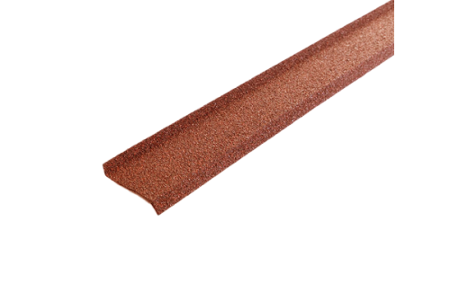 Планка цокольная Grand Line гранулят 20х85х1250, красный кирпич — 1
