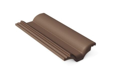 Половинчатая черепица Braas Франкфурсткая темно-коричневый — 1