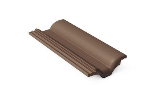 Половинчатая черепица Braas Таунус темно-коричневый — 1