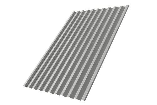 Профнастил С21R 0,45 Drap TX RAL 7047 телегрей 4 — 1