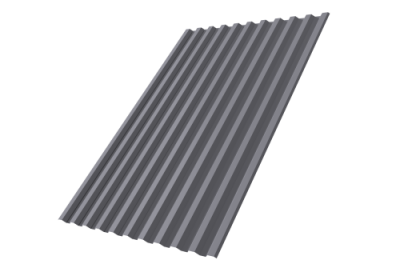 Профнастил С21R 0,45 PE с пленкой RAL 7004 сигнальный серый