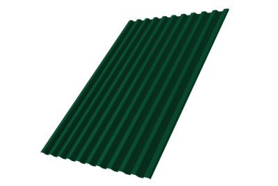 Профнастил С21R 0,5 Satin Matt TX RAL 6005 зеленый мох
