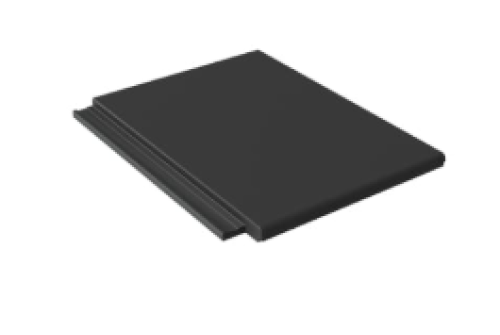 Рядная черепица Braas Тегалит черный — 1