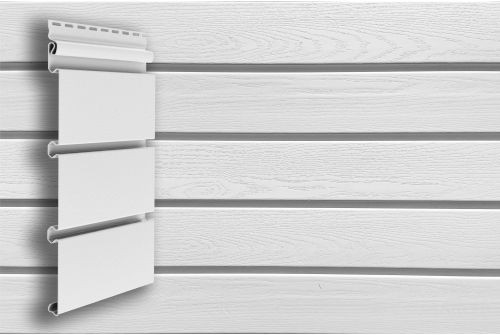 Сайдинг Архитектурный планкен Grand Line Standart белый (3,0м) — 1