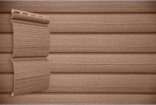 Сайдинг Блок-хаус Grand Line Tundra рябина (3,0м) — 1