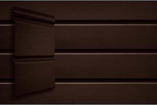 Сайдинг Double-брус Grand Line Acryl темный дуб (3,0м) — 1