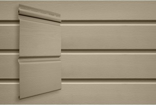 Сайдинг Double-брус Grand Line Standart бежевый (3,0м) — 1