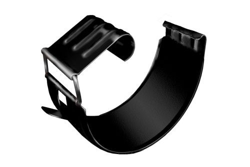 Соединитель желоба GL PE 125 мм RAL 9005 черный — 1