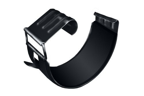 Соединитель желоба GL PE 125 мм RAL 7024 мокрый асфальт — 1