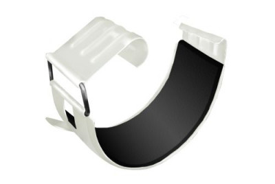 Соединитель желоба GL PE 125 мм RAL 9003 сигнальный белый