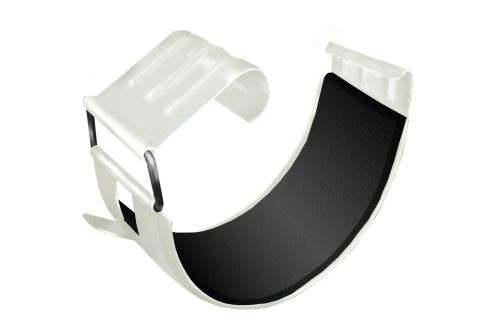 Соединитель желоба GL PE 125 мм RAL 9003 сигнальный белый — 1