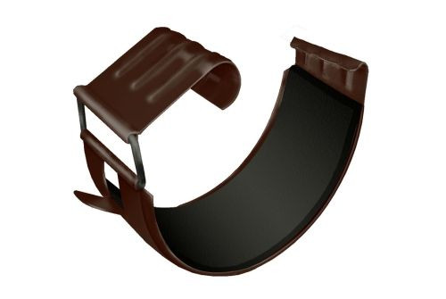 Соединитель желоба GL PE Matt 125 мм RAL 8017 шоколад — 1