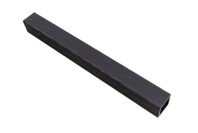 Столб ограждения ДПК Grand Line 3D 100х100мм Графит 1м