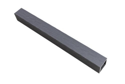 Столб ограждения ДПК Grand Line 3D 100х100мм Темно-серый 1м