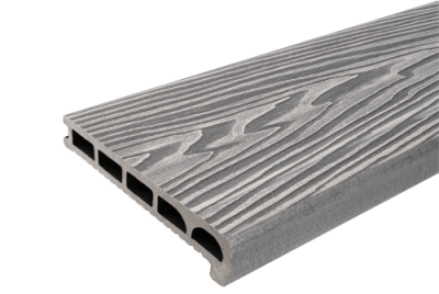 Ступень ДПК Grand Line 170х25мм 3D Винтаж Темно-серый 3м