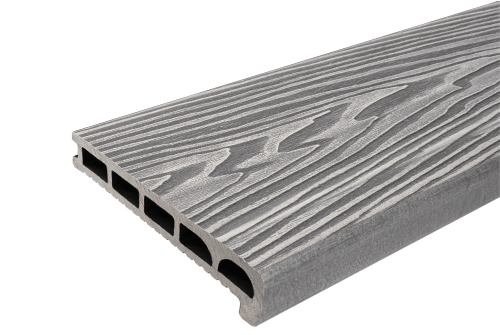 Ступень ДПК Grand Line 170х25мм 3D Винтаж Темно-серый 3м — 1