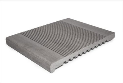 Ступень ДПК Grand Line 320х22мм Массив Серый 3м