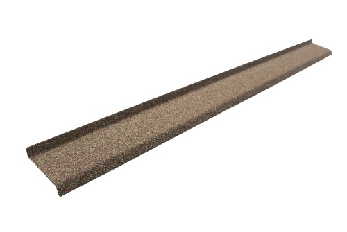 ТЕХНОНИКОЛЬ HAUBERK планка цокольная, коричнево-бежевый — 1