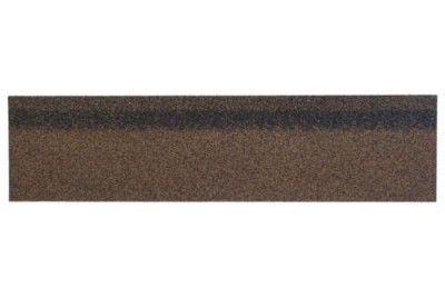 Коньково-карнизная черепица ТЕХНОНИКОЛЬ Коричневый микс (5м2)