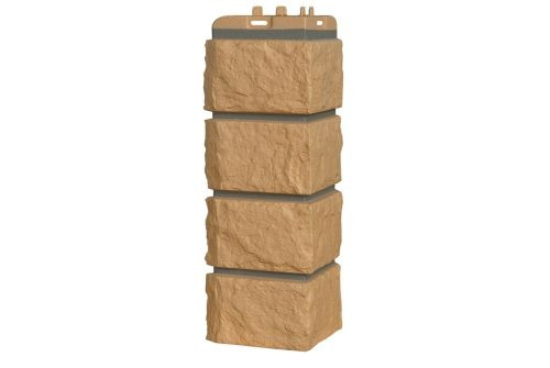 Угол Grand Line Колотый камень Design песочный со швом RAL 7006 — 1