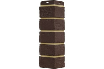 Угол Grand Line Состаренный кирпич Design Plus каштан с песочным швом