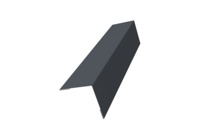 Угол внешний Dacha ФПЛ 0,45 PE с пленкой RAL 7024 мокрый асфальт (1,25) ШК