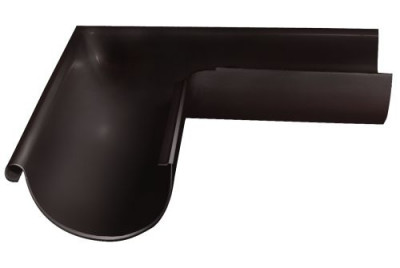Угол желоба внешний GL PE 90 гр 125 мм RR 32 темно-коричневый