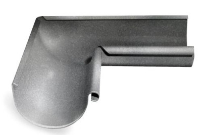 Угол желоба внутренний GL ZN 90 гр 125 мм Zn цинк