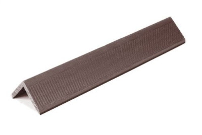 Уголок внешний ДПК Grand Line 50х50мм Шоколад 3м