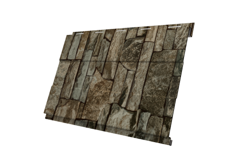 Вертикаль 0,2 prof 0,45 Print Elite с пленкой Fine Stone TwinColor — 1