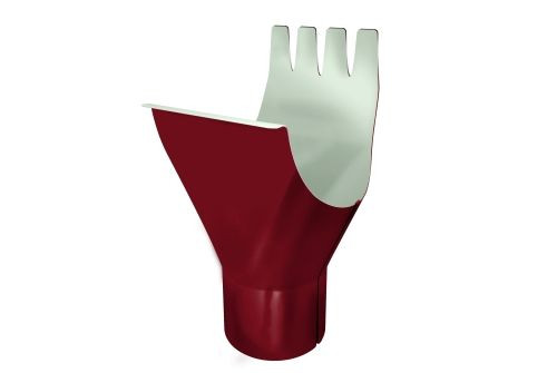 Воронка GL PE 125/90 мм RAL 3005 красное вино — 1