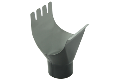 Воронка GL PE 125/90 мм RAL 7024 мокрый асфальт